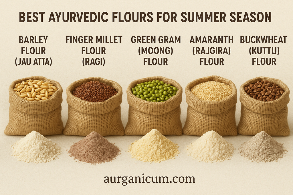 Best Ayurvedic Flours for Summer Season (Grishma Ritu Cooling Foods)