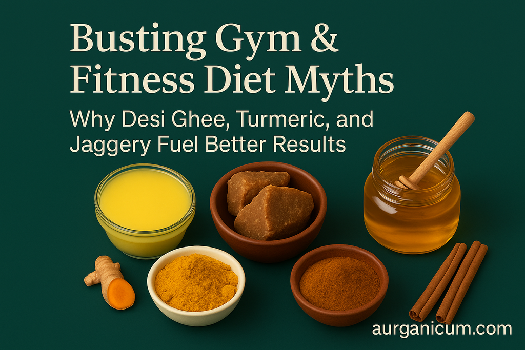 Busting Gym & Fitness Diet Myths: Why Desi Ghee, Turmeric, and Jaggery Fuel Better Results
