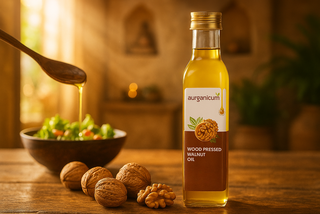Why Wood-Pressed Walnut Oil Is the New Superfood for Brain, Skin & Heart Health