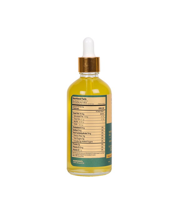 Wood/Cold-Pressed Almond Oil (Infused Saffron)