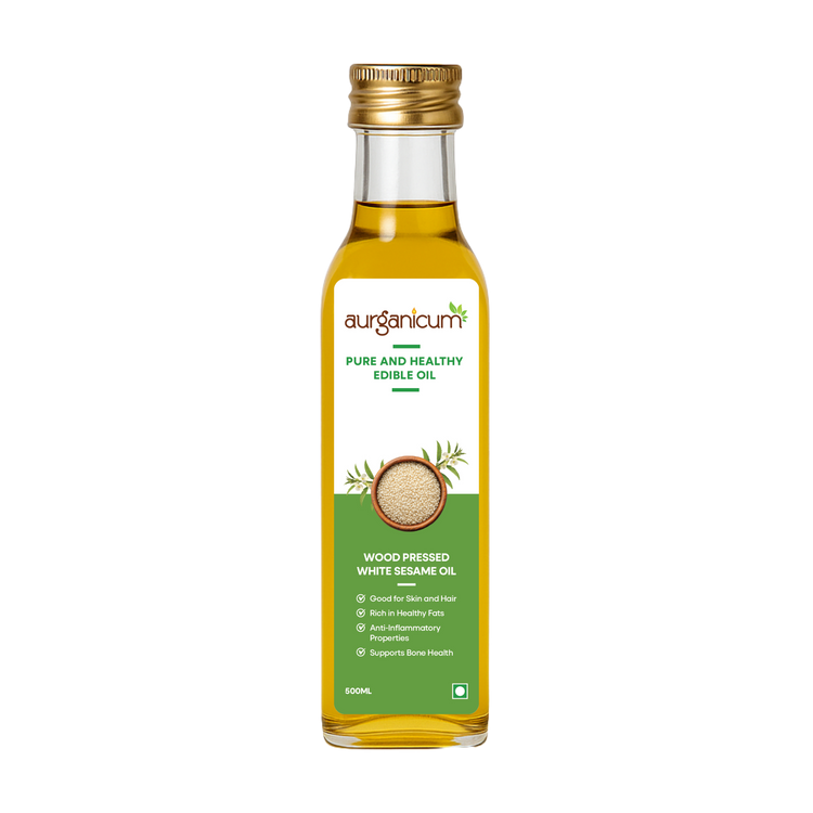Wood Pressed White Sesame Oil (Til | Gingelly | Nuvvula  | Ellenne | Nalla)