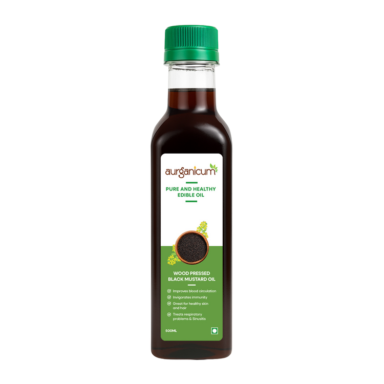 Wood Pressed Black Mustard Oil (Kali Sarson Tel | Sorisha Tela | Mohori Tel | Kadugu Ennai |  Rai Nu Tel)