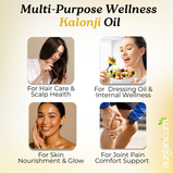 Cold-Pressed Kalonji Oil (Black Seed Oil) – 100% Pure Edible Nigella Sativa Oil