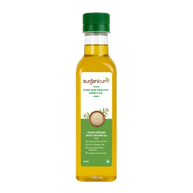 Wood Pressed White Sesame Oil (Til | Gingelly | Nuvvula  | Ellenne | Nalla)