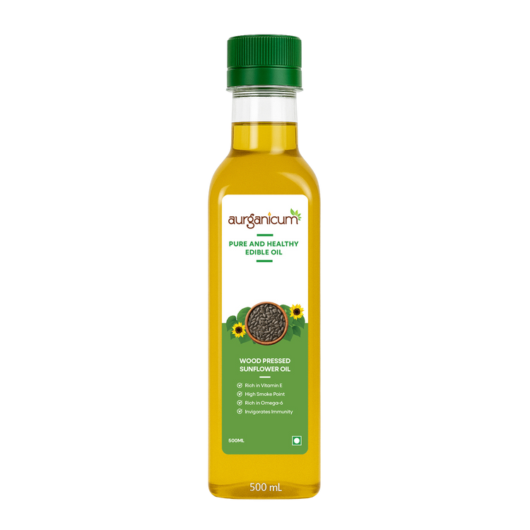 Wood Pressed Sunflower Oil (Surajmukhi | Suryaphool | Surya Kanthi)