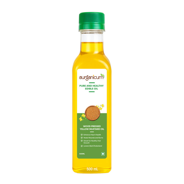 Wood Pressed Yellow Mustard Oil (Peeli Sarson Tel | Sorisha Tela)