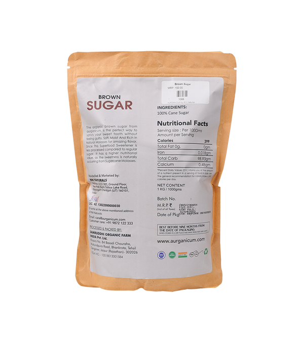 Brown Sugar 1 Kg Packaging