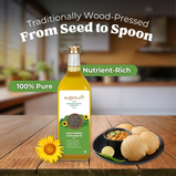 Wood Pressed Sunflower Oil (Surajmukhi | Suryaphool | Surya Kanthi)