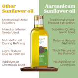 Wood Pressed Sunflower Oil (Surajmukhi | Suryaphool | Surya Kanthi)
