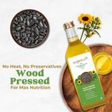Wood Pressed Sunflower Oil (Surajmukhi | Suryaphool | Surya Kanthi)