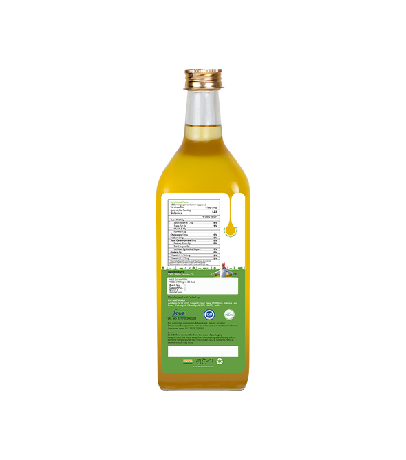 Wood Pressed White Sesame Oil (Til | Gingelly | Nuvvula  | Ellenne | Nalla)