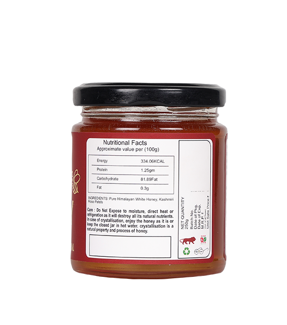 White Acacia Honey (Rose Infused)