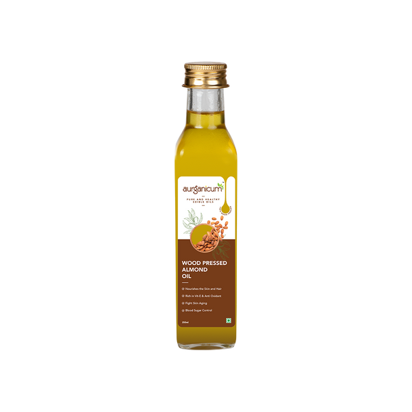 Buy Wood Pressed Almond Oil Badam Tel Aurganicum