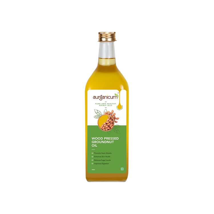 Wood Pressed Groundnut Oil 